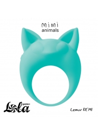 Зеленое эрекционное кольцо Lemur Remi - Lola Games - в Туле купить с доставкой