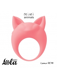 Оранжевое эрекционное кольцо Lemur Remi - Lola Games - в Туле купить с доставкой