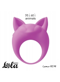 Фиолетовое эрекционное кольцо Lemur Remi - Lola Games - в Туле купить с доставкой