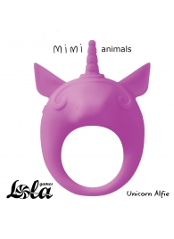 Фиолетовое эрекционное кольцо Unicorn Alfie - Lola Games - в Туле купить с доставкой