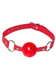 Красный кляп-шарик Firecracker - Lola Games - купить с доставкой в Туле