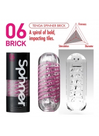 Мастурбатор SPINNER Brick - Tenga - в Туле купить с доставкой