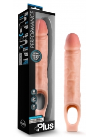 Телесный реалистичный фаллоудлинитель 10 Inch Silicone Cock Sheath Penis Extender - 25,4 см. - Blush Novelties - в Туле купить с доставкой