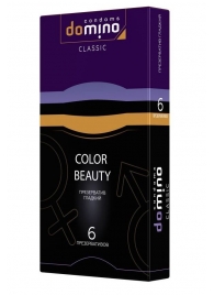 Разноцветные презервативы DOMINO Colour Beauty - 6 шт. - Domino - купить с доставкой в Туле