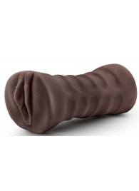 Коричневый мастурбатор-вагина Hot Chocolate Brianna - Blush Novelties - в Туле купить с доставкой