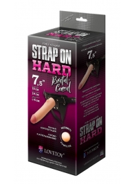 Пояс-трусики с насадкой Hard brutal-consul - 19 см. - LOVETOY (А-Полимер) - купить с доставкой в Туле