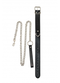 Черный ошейник с поводком Wild - Lola Games - купить с доставкой в Туле