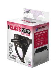 Черный пояс для насадок CLASS STRAP Restyling - LOVETOY (А-Полимер) - купить с доставкой в Туле