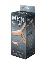 Телесный мужской парапротез MEN STYLE - 15 см. - LOVETOY (А-Полимер) - купить с доставкой в Туле