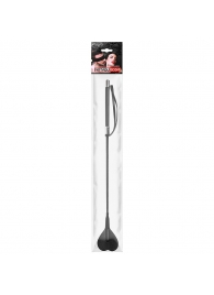 Черный стек с наконечником-сердечком - 54 см. - Notabu - купить с доставкой в Туле