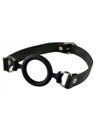 Черный кляп-рамка на регулируемых ремешках - Sitabella - купить с доставкой в Туле