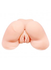 Телесная вибровагина Julie с 2 рабочими отверстиями - Baile - в Туле купить с доставкой