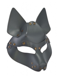 Серая маска Wolf с клепками - Sitabella - купить с доставкой в Туле