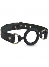 Силиконовый кляп-рамка на кожаных ремешках - Sitabella - купить с доставкой в Туле