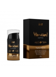 Жидкий интимный гель с эффектом вибрации Vibration! Coffee - 15 мл. - INTT - купить с доставкой в Туле