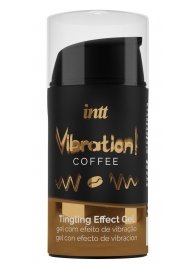 Жидкий интимный гель с эффектом вибрации Vibration! Coffee - 15 мл. - INTT - купить с доставкой в Туле