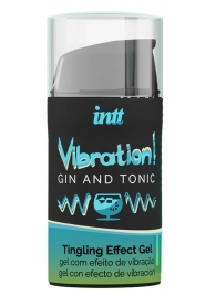 Жидкий интимный гель с эффектом вибрации Vibration! Gin   Tonic - 15 мл. - INTT - купить с доставкой в Туле