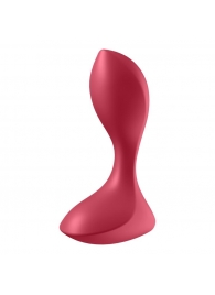 Красный вибромассажёр простаты Satisfyer Backdoor Lover - 14 см. - Satisfyer - в Туле купить с доставкой