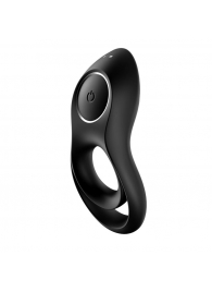 Черное эрекционное виброкольцо Legendary Duo - Satisfyer - в Туле купить с доставкой