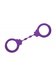 Фиолетовые силиконовые поножи Limitation - Lola Games - купить с доставкой в Туле