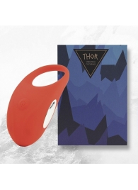 Красное кольцо с вибрацией Thor Cockring - FeelzToys - в Туле купить с доставкой