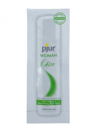Лубрикант на водной основе pjur WOMAN Aloe - 2 мл. - Pjur - купить с доставкой в Туле