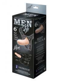 Пустотелый фаллопротез MEN STYLE - 17,5 см. - LOVETOY (А-Полимер) - купить с доставкой в Туле