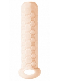 Телесный фаллоудлинитель Homme Long - 13,5 см. - Lola Games - в Туле купить с доставкой