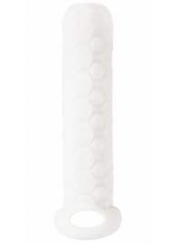 Белый фаллоудлинитель Homme Long - 13,5 см. - Lola Games - в Туле купить с доставкой
