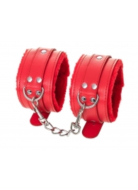 Красные оковы Anonymo из искусственной кожи - ToyFa - купить с доставкой в Туле