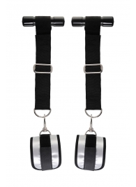 Черно-серебристые фиксаторы для рук на дверь Anonymo - ToyFa - купить с доставкой в Туле