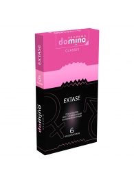 Презервативы с точками и рёбрышками DOMINO Classic Extase - 6 шт. - Domino - купить с доставкой в Туле