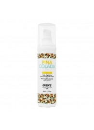 Разогревающее массажное масло с ароматом пина колада Gourmet Pina Colada - 50 мл. - Exsens - купить с доставкой в Туле