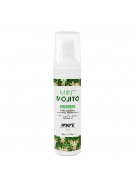 Разогревающее массажное масло с ароматом мохито Gourmet Mint Mojito - 50 мл. - Exsens - купить с доставкой в Туле