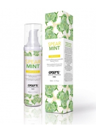 Разогревающее массажное масло Gourmet Spearmint Organic с органическими ингредиентами - 50 мл. - Exsens - купить с доставкой в Туле