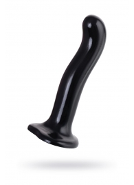 Черный стимулятор для пар P G-Spot Dildo Size L - 19 см. - Strap-on-me - в Туле купить с доставкой