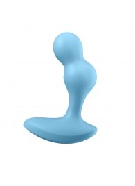 Голубой анальный вибростимулятор Deep Driver - 11,2 см. - Satisfyer - в Туле купить с доставкой