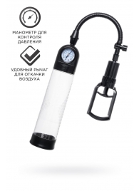 Прозрачная механическая помпа Helmer с манометром - Sexus - в Туле купить с доставкой