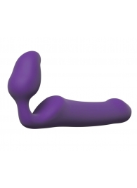 Фиолетовый безремневой страпон Queens L - Adrien Lastic - купить с доставкой в Туле