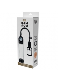 Прозрачная вакуумная помпа с манометром Deluxe Penis Pump - Dream Toys - в Туле купить с доставкой
