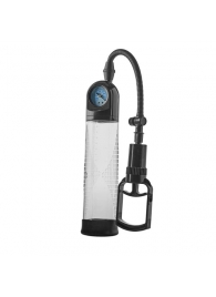 Прозрачная вакуумная помпа с манометром Deluxe Penis Pump - Dream Toys - в Туле купить с доставкой