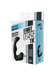 Черный вибромассажер простаты FantASStic Vibrating Prostate Massager - 11,3 см. - Dream Toys - в Туле купить с доставкой