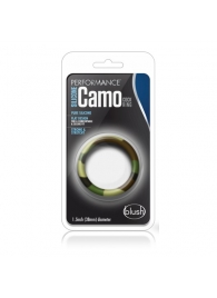 Эрекционное кольцо камуфляжной расцветки Silicone Camo Cock Ring - Blush Novelties - в Туле купить с доставкой