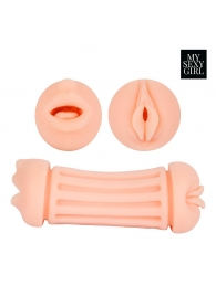 Двусторонний мастурбатор - ротик и вагина - Bior toys - в Туле купить с доставкой