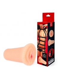 Реалистичный мастурбатор-вагина телесного цвета с вибрацией - Bior toys - в Туле купить с доставкой