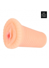 Реалистичный мастурбатор-вагина телесного цвета с вибрацией - Bior toys - в Туле купить с доставкой