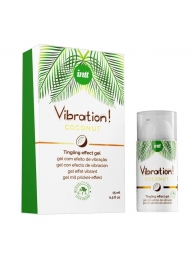 Возбуждающий гель с ароматом кокоса Vibration Coconut - 15 мл. - INTT - купить с доставкой в Туле