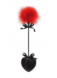 Стек с пуховкой Sweet Caress Feather Whip - 44 см. - Sweet Caress - купить с доставкой в Туле