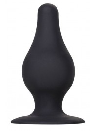 Черная анальная втулка Spade L - 11 см. - Erotist Adult Toys