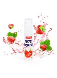 Гель-смазка Tutti-frutti с земляничным вкусом - 30 гр. - Биоритм - купить с доставкой в Туле